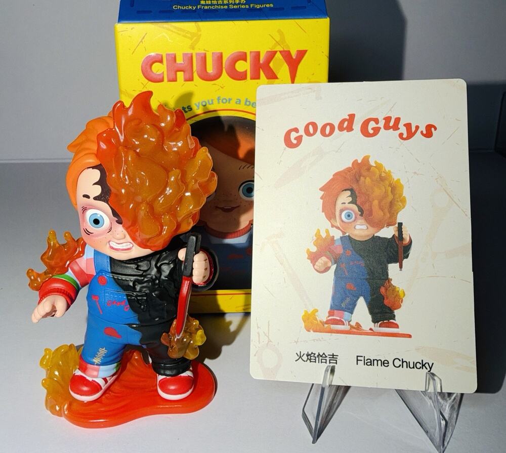 POP MART x Chucky Franchise Halloween Series Confirmed Figure - Flame Chucky